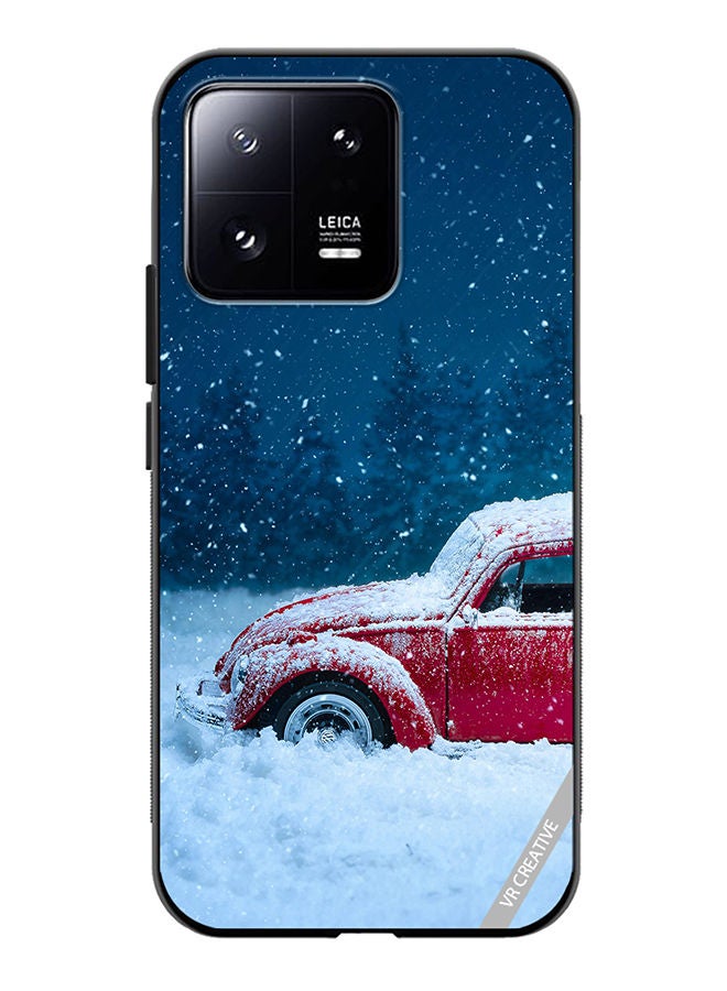VR CREATIVE Protective Case Cover For Xiaomi 13 Christmas Car Design Multicolour - Image 1