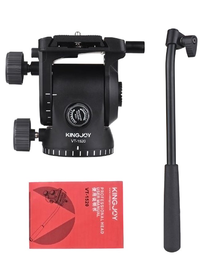 NIBEMINENT Fluid Drag Head For Tripod Stand Black - Image 2