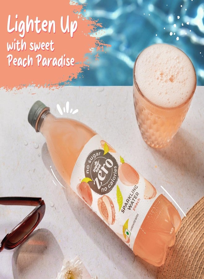 Paper Boat Peach Sparkling Water, 600ml | Carbonated Water | Zero Sugar, Zero Calories I Sugar Free - Image 4