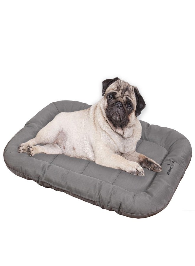 KHONSU PET Durable Dog Bed Tough and Tear Proof Dog Crate Bed with Heavy-Duty PVC-Backed Cover for Waterproof Outdoor Use Wipe Clean for Dogs up to 25 lbs - Image 1