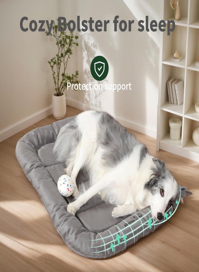 KHONSU PET Durable Dog Bed Tough and Tear Proof Dog Crate Bed with Heavy-Duty PVC-Backed Cover for Waterproof Outdoor Use Wipe Clean for Dogs up to 25 lbs - Image 2