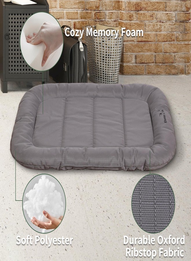 KHONSU PET Durable Dog Bed Tough and Tear Proof Dog Crate Bed with Heavy-Duty PVC-Backed Cover for Waterproof Outdoor Use Wipe Clean for Dogs up to 25 lbs - Image 4