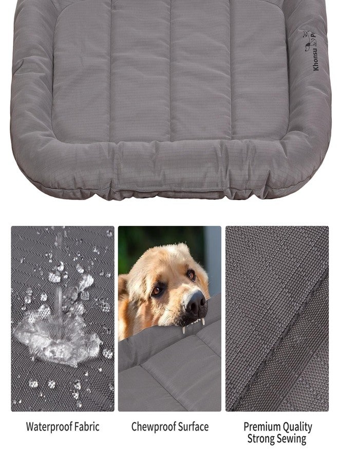 KHONSU PET Durable Dog Bed Tough and Tear Proof Dog Crate Bed with Heavy-Duty PVC-Backed Cover for Waterproof Outdoor Use Wipe Clean for Dogs up to 25 lbs - Image 5