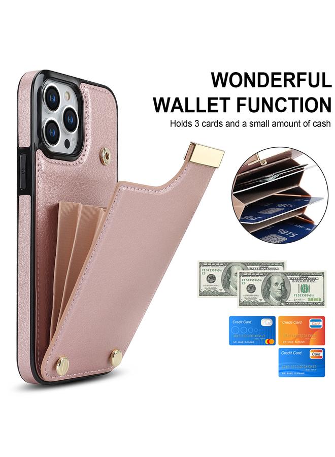 Zaboon Case For iPhone 12 / 12 Pro Metal Buckle Card Slots Phone Case - Image 5