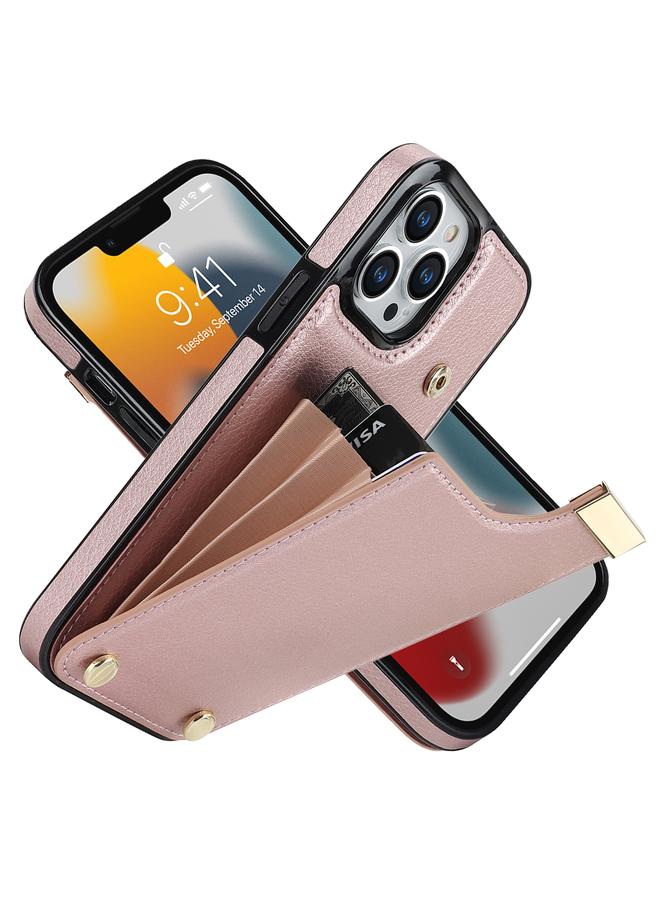 Zaboon Case For iPhone 12 / 12 Pro Metal Buckle Card Slots Phone Case - Image 2