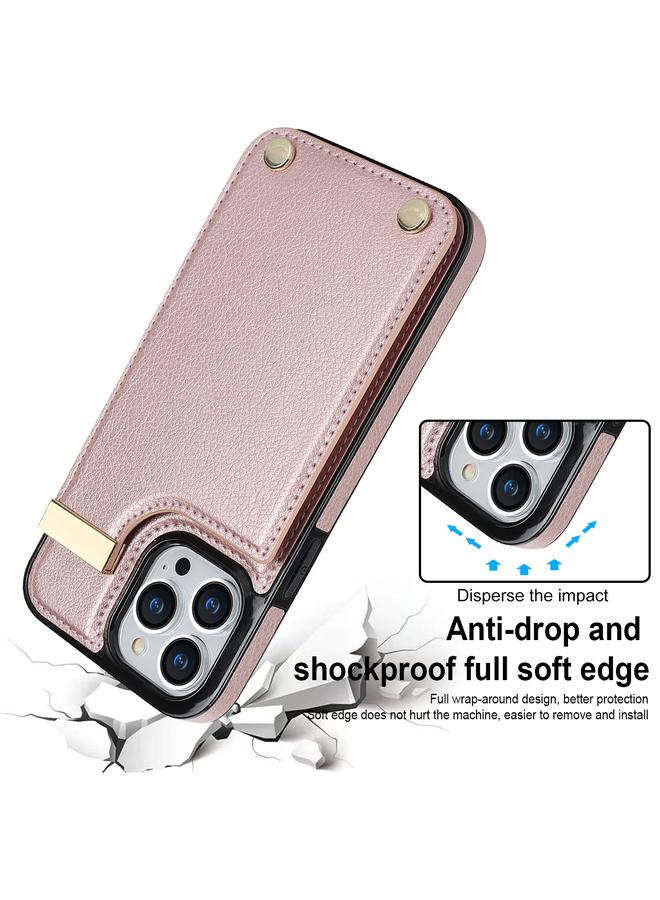 Zaboon Case For iPhone 12 / 12 Pro Metal Buckle Card Slots Phone Case - Image 3