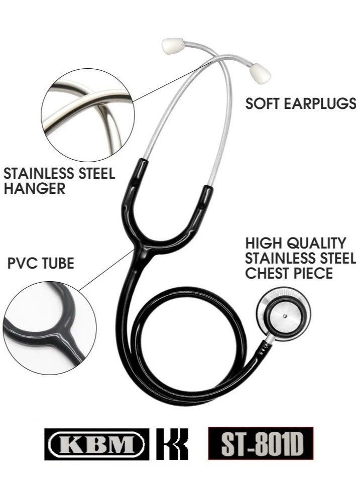 KBM Professional Double Head Stethoscope KBM ST-801D - Image 2