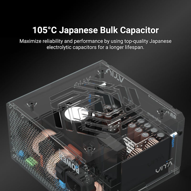 FSP VITA GM 1000W Power Supply, 80 Plus Gold, ATX 3.1/PCIe 5.1, Full Modular, 10 Year Warranty (VITA-1000GM) - Image 4