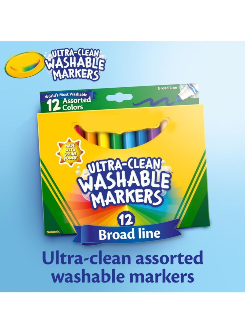 general Ultra Clean Washable Markers Broad Line 12 colors - Image 4