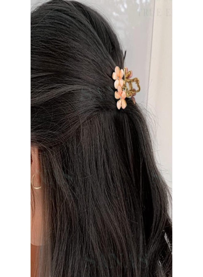 KARDIFF Flower clips for women- flower clutcher for women hair- floral clip- fancy clips- fancy clutcher- korean for hair- korean clutcher random colours) 6PC - Image 4