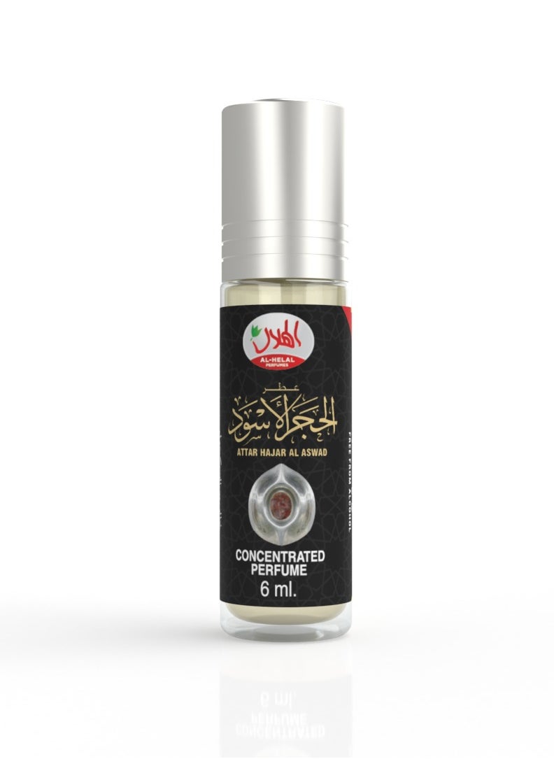 AL-HELAL Attar Hajar Al Aswad Special Perfumes 6ml*12pcs  - Image 2