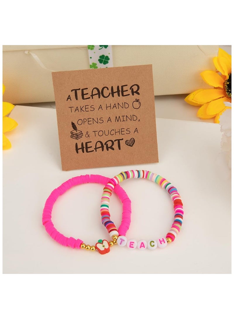 Teacher Appreciation Gifts Teacher Bracelet Inspirational Gifts for Teacher Graduation Gifts  - Image 5