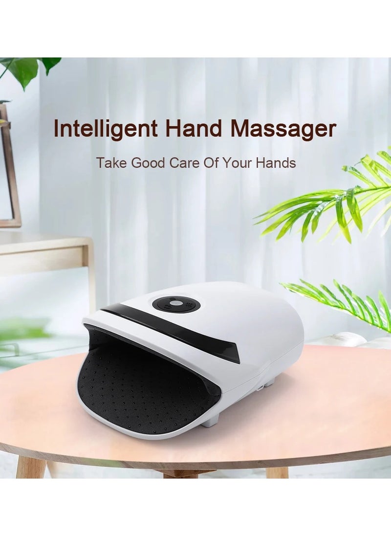 AROAQ Hand Massager Machine for Wrist Arthritis Pain Relief Vibartion Heat and Pressure Acupoint Physiotherapy Palms Hand Shiatsu  - Image 2