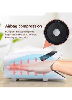 AROAQ Hand Massager Machine for Wrist Arthritis Pain Relief Vibartion Heat and Pressure Acupoint Physiotherapy Palms Hand Shiatsu  - Image 3