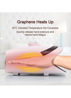 AROAQ Hand Massager Machine for Wrist Arthritis Pain Relief Vibartion Heat and Pressure Acupoint Physiotherapy Palms Hand Shiatsu  - Image 5