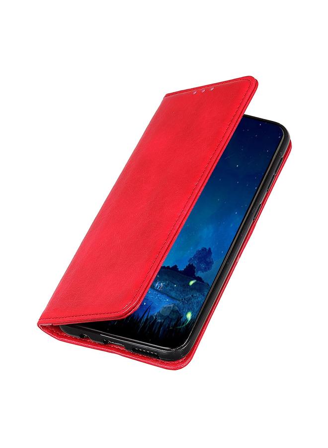 S-TOP Case For Samsung Galaxy A73 5G Magnetic Crazy Horse Texture Horizontal Flip Leather Phone Case - Image 4