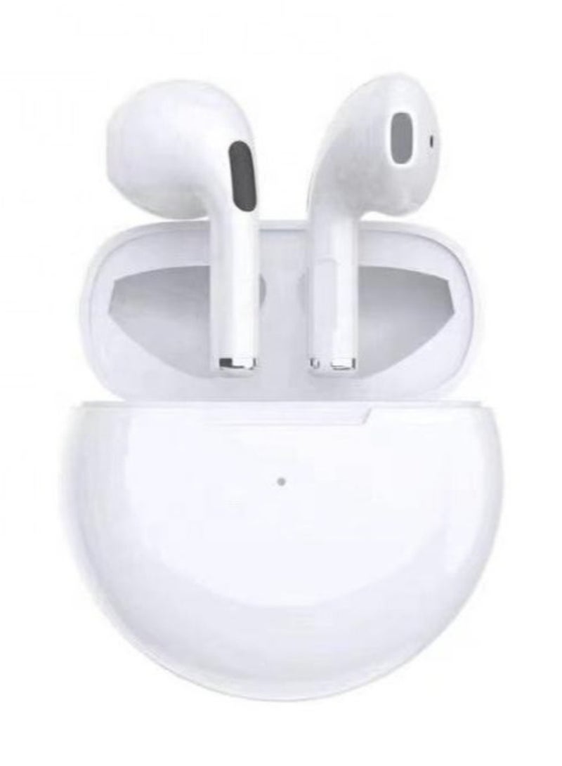 Gravity Air-12 Mini Size Wireless Earphones White - Image 1