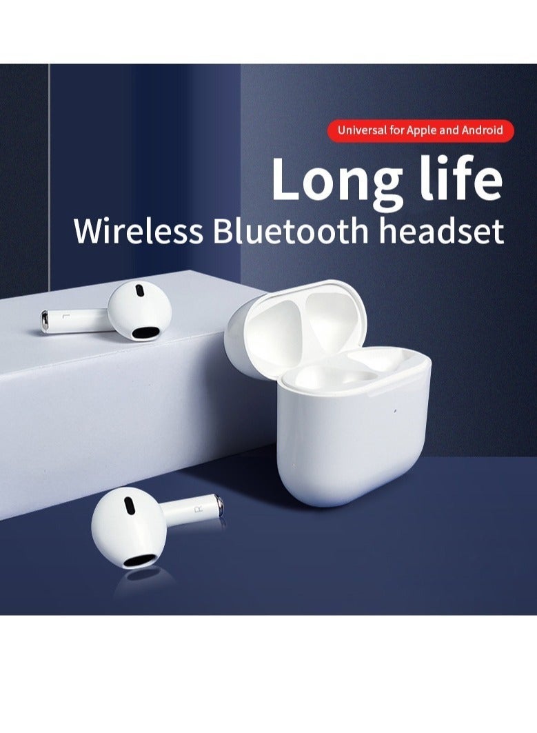 Gravity Air-12 Mini Size Wireless Earphones White - Image 2