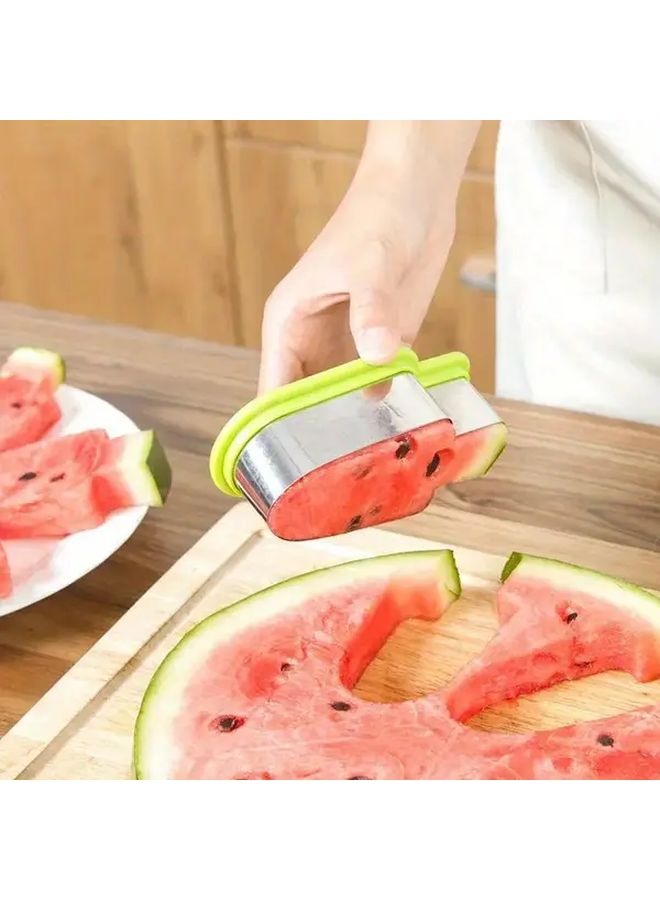 Blue Watermelon Cutter Tree Design Effortless Slicing for Salads Fruit Platters Kitchen Gadget - Image 1