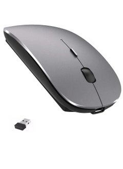Generic Wireless Silent Mouse Rechargeable - 3 Adjustable DPI  - Portable Small Size - Wireless Range 10M  - Image 1