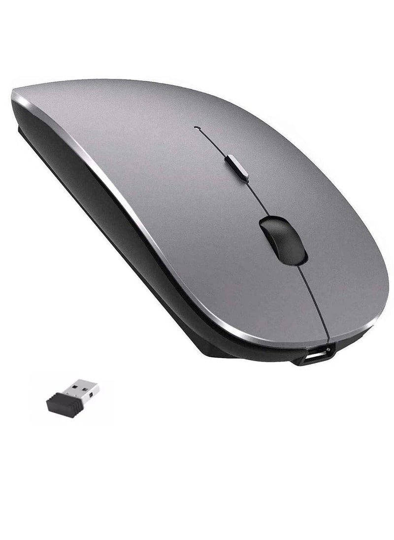 Generic - Wireless Silent Mouse Rechargeable - 3 Adjustable DPI  - Portable Small Size - Wireless Range 10M - Image 1