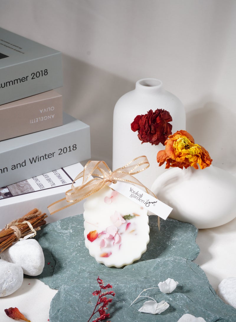 1 pack of 35 grams 1.32 ounces | Rose aromatherapy wax | Hand dried flowers | 2-3 years of long-lasting fragrance  - Image 3