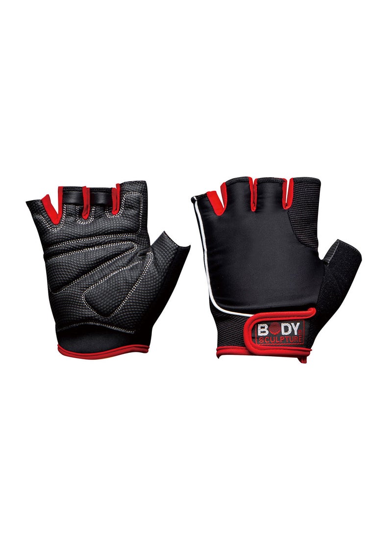 BODY SCULPTURE Training Gloves Black/Red P10 