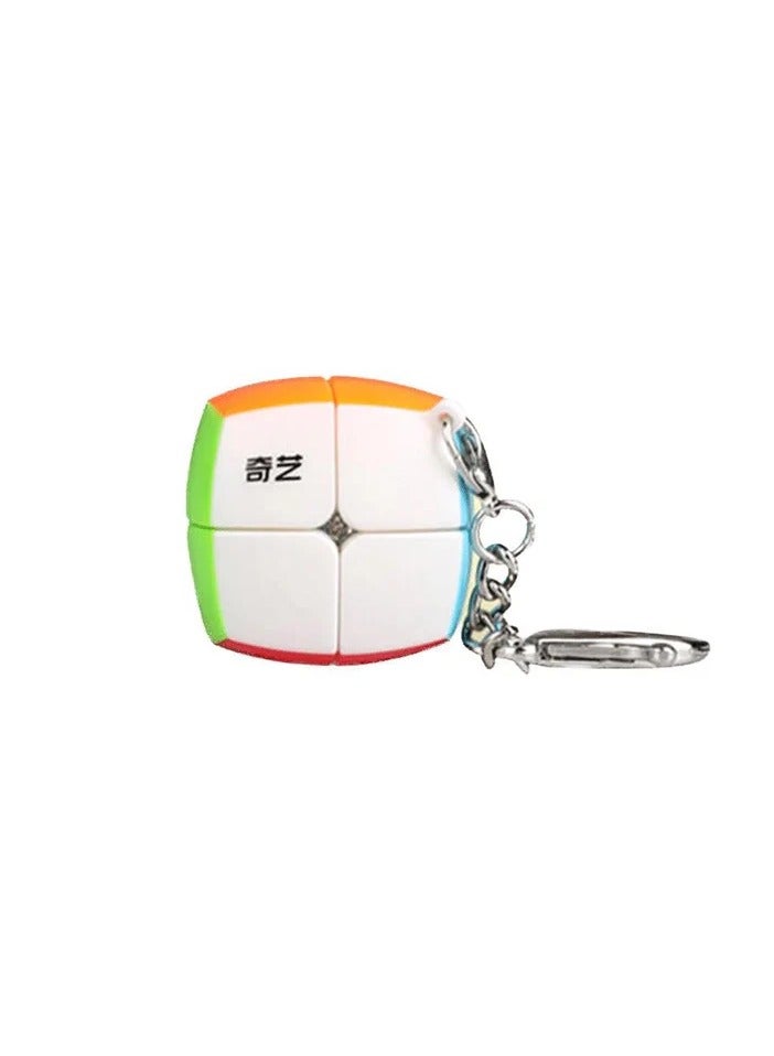 كي يي ميدالية مفاتيح كيوب 2x2 صغيرة من QIYI (QYTOYS) بدون مغناطيس وبدون ملصقات - Image 2