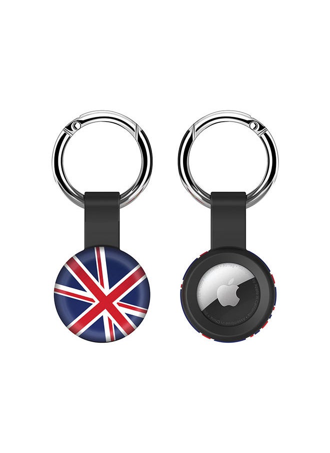 Stylizedd - Airtag Case Metal Key Ring with Tough Case for Apple Airtag cover - Flag Of UK - Image 1