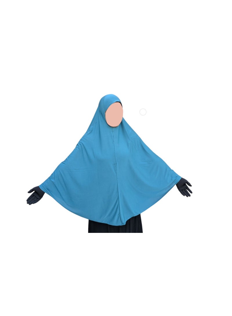 Women's Long Prayer Khimar – Soft, Comfortable Fabric for Prayer, Home, Balcony, Reception, and Everyday Wear - Image 3