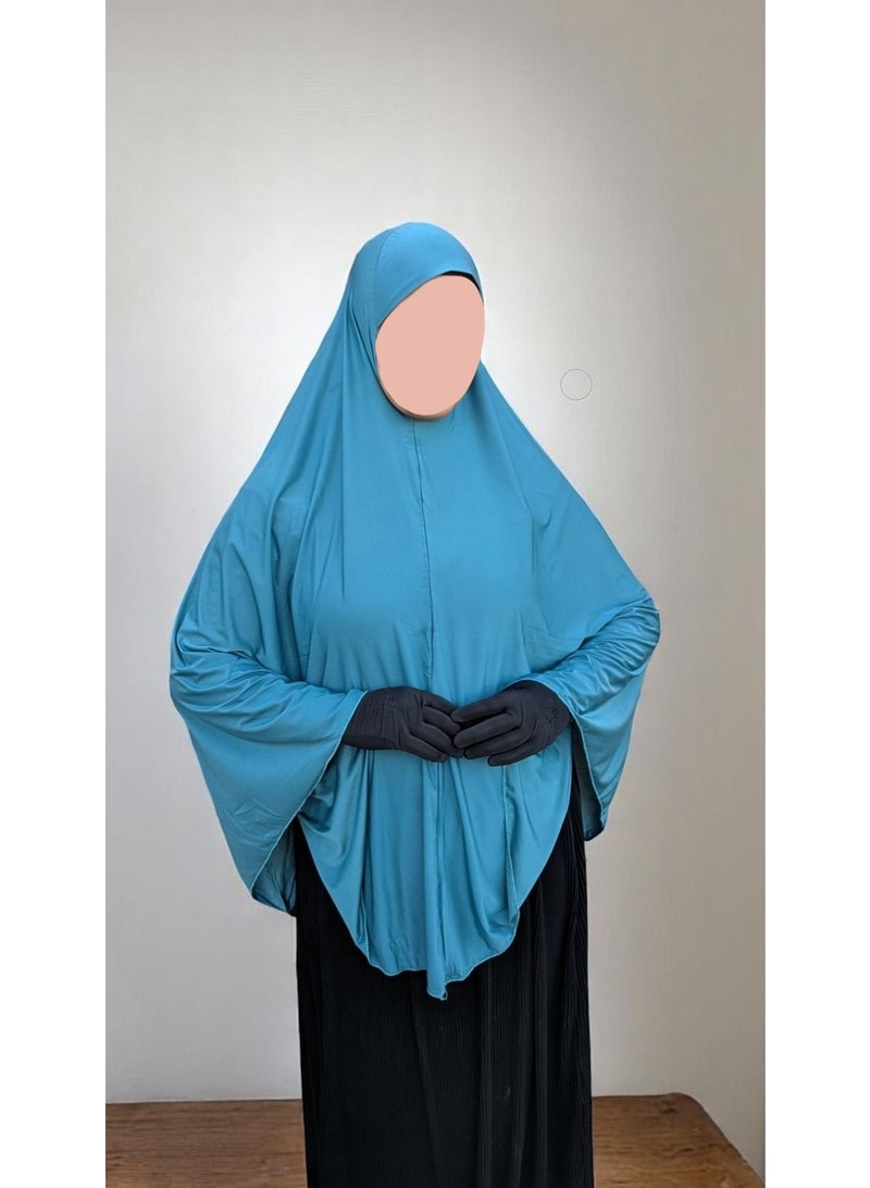 Women's Long Prayer Khimar – Soft, Comfortable Fabric for Prayer, Home, Balcony, Reception, and Everyday Wear - Image 2