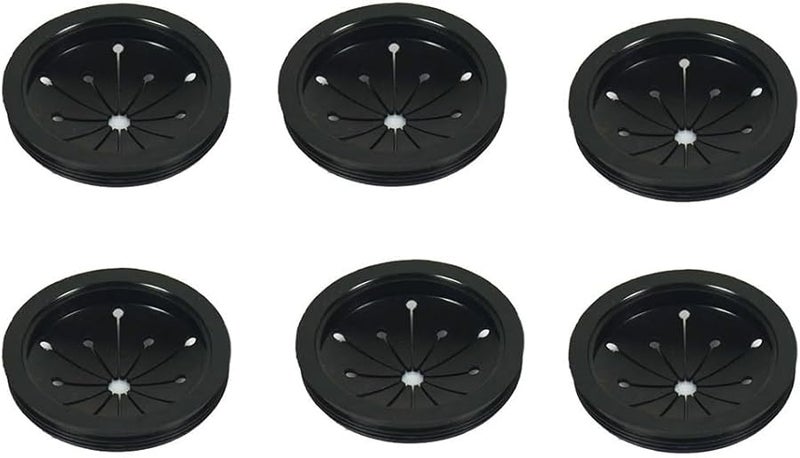 هومويويو 6 قطع أجزاء استبدال حاجب حوض الغسيل لمحطة التخلص من نفايات المطبخ، لا حاجة لأدوات - Image 1