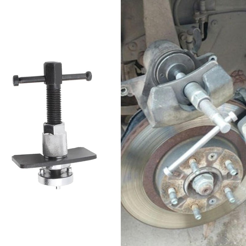 Alieemo Car Disc Brake Caliper Piston Rewind Tool, 3pcs/Set Brake Piston Wind Back Tool, Auto Rear Brake Pad Wind Back Right Handle Tool, Universal for RV, SUV, Truck - Image 1