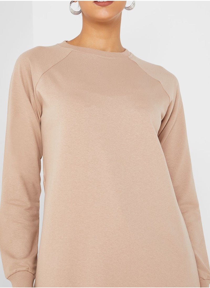 Refka by modanisa - Crew Neck Sweatshirt - Image 1