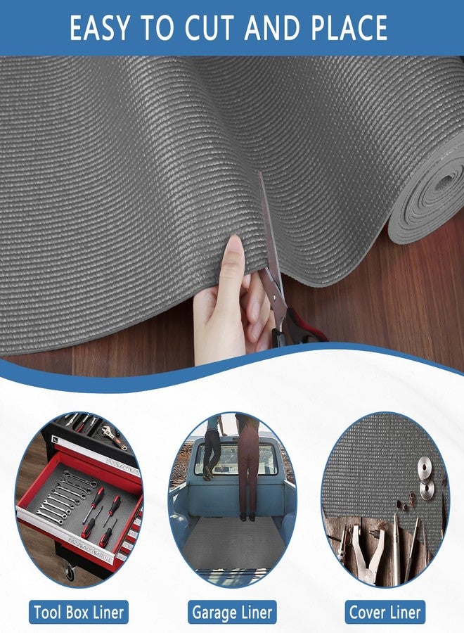 HooTown Foam Toolbox Liner Drawer Mat 1/8 Inch Thick X 16 Inch Wide X 16 Ft Long Gray, No Slip for Protecting Cabinet, Garage, Cart, Tool Box - Image 4