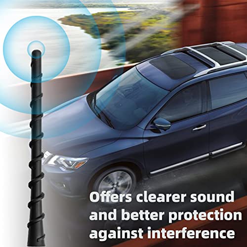 VOFONO Antenna for 2003-2023 Nissan Pathfinder Rogue Murano Versa Note Sedan Juke Kicks Cube 350Z Leaf Navara NP300, 7 Inch Nissan Antenna Replacement - Image 5