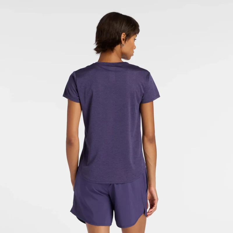New Balance Boysenberry Sport Core Heather T-Shirt for Women | Best Price UAE