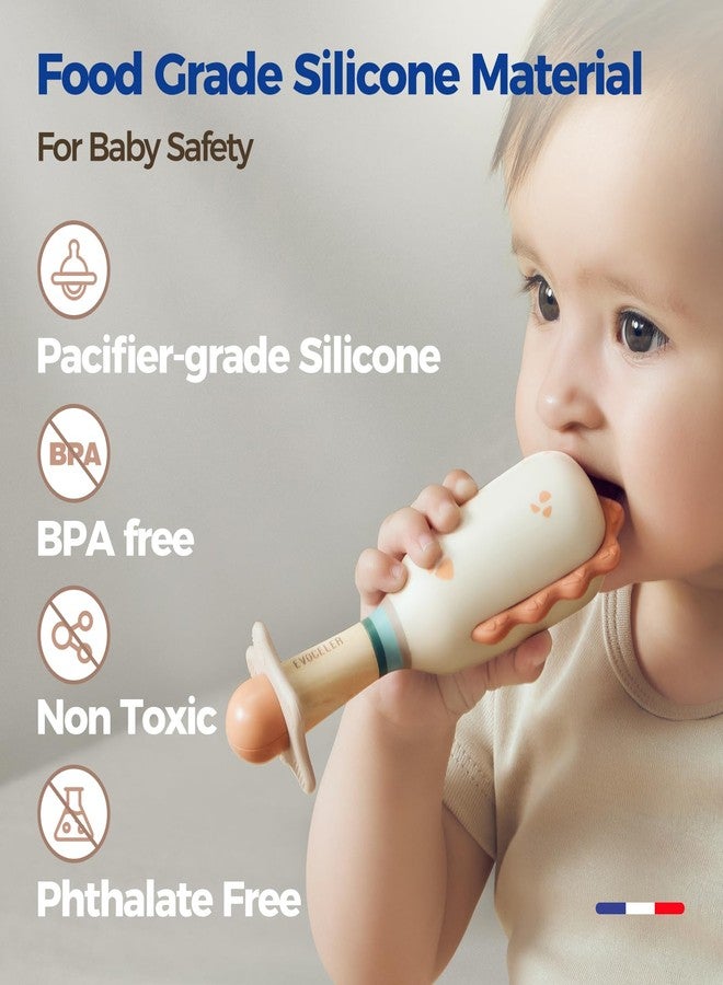 Evoceler Baby Toys, 2 Pac Dinosaur Rattles & Shaker Toys with Teether, Baby Maracas Sensory Toys for 0+M Babies, Soft Silicone BPA Free, Perfect Size for Grasp and Shake, Ideal Baby Boy Girl Toy Gift - Image 4