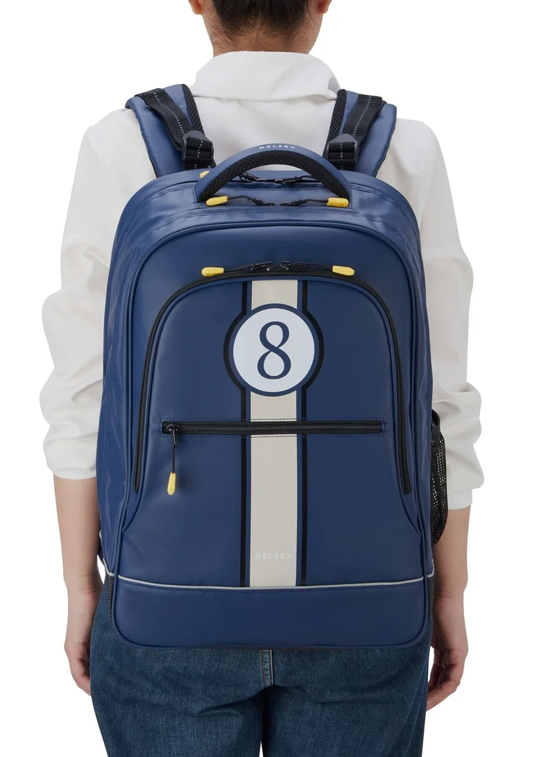 ديلسي _باريس BTS 2023 2 Compartment Backpack - 15.6" Blue Printing - 00338962112
