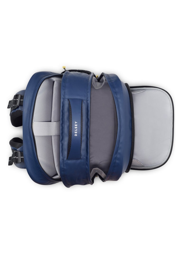 DELSEY Paris BTS 2023 2 Compartment Backpack - 15.6" Blue Printing - 00338962112  - Image 3