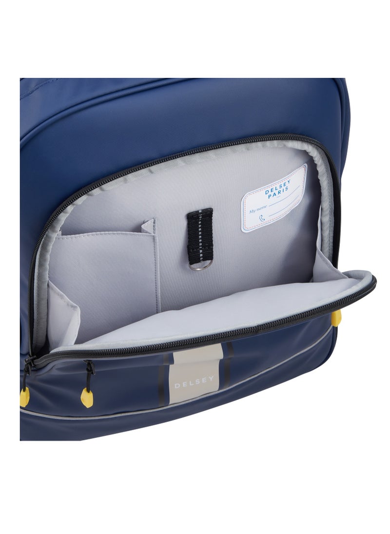DELSEY Paris BTS 2023 2 Compartment Backpack - 15.6" Blue Printing - 00338962112  - Image 4