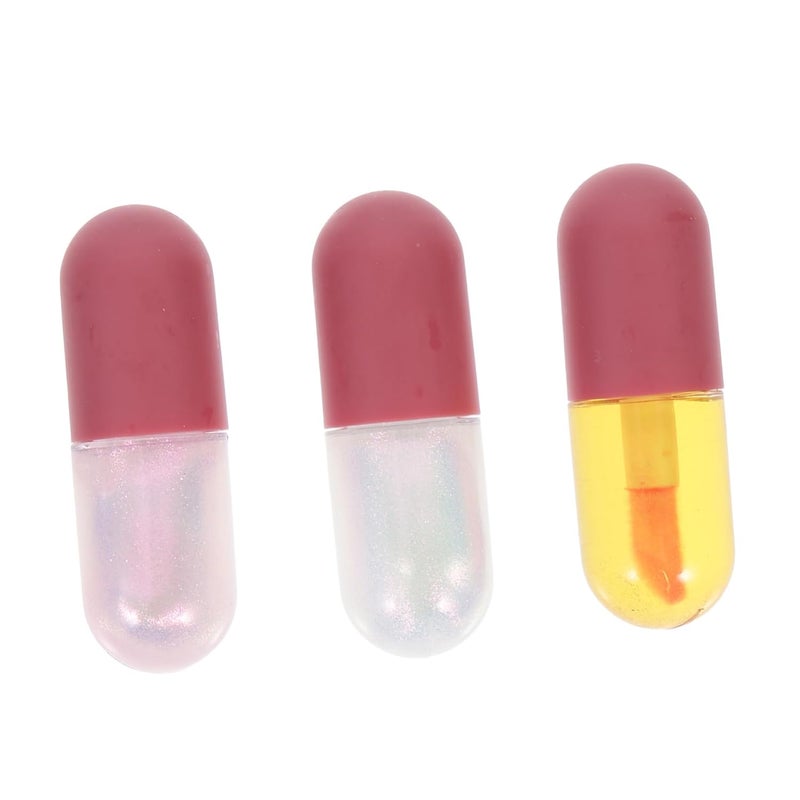 3Pcs Lip Oils Moisturizing Gloss for Nourishing Lip Care Portable Plumping Treatment for Healthy Smooth Lips for Family and Friends - Image 1