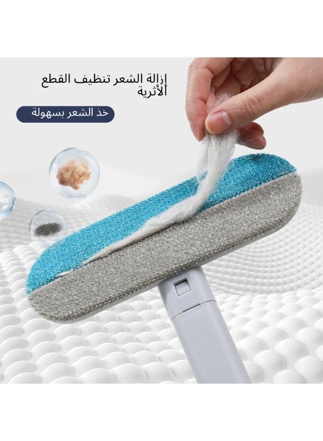 4 in 1 Reusable Lint Brush,Eco-Friendly Pet Hair Removal Brush, Manual Electrostatic Sticky Lint Pet Hair Dust Brush, Carpet Pet Dog Cat Hair Remover Brush, For Clothing, Sofa, Furniture, Bedding, Carpet  - Image 2