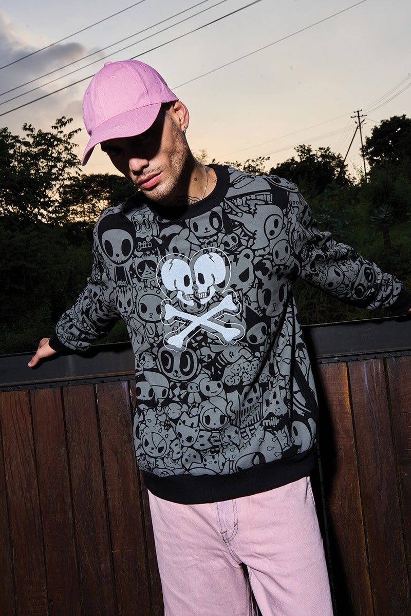 Bonkers Corner Heart Away Sweatshirt For Men's - Image 2