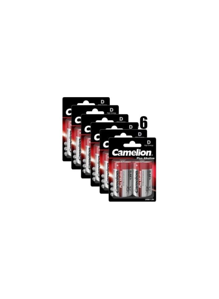 Camelion Camelion Plus LR20 Mono D Alkaline 6 Packs  - Image 1