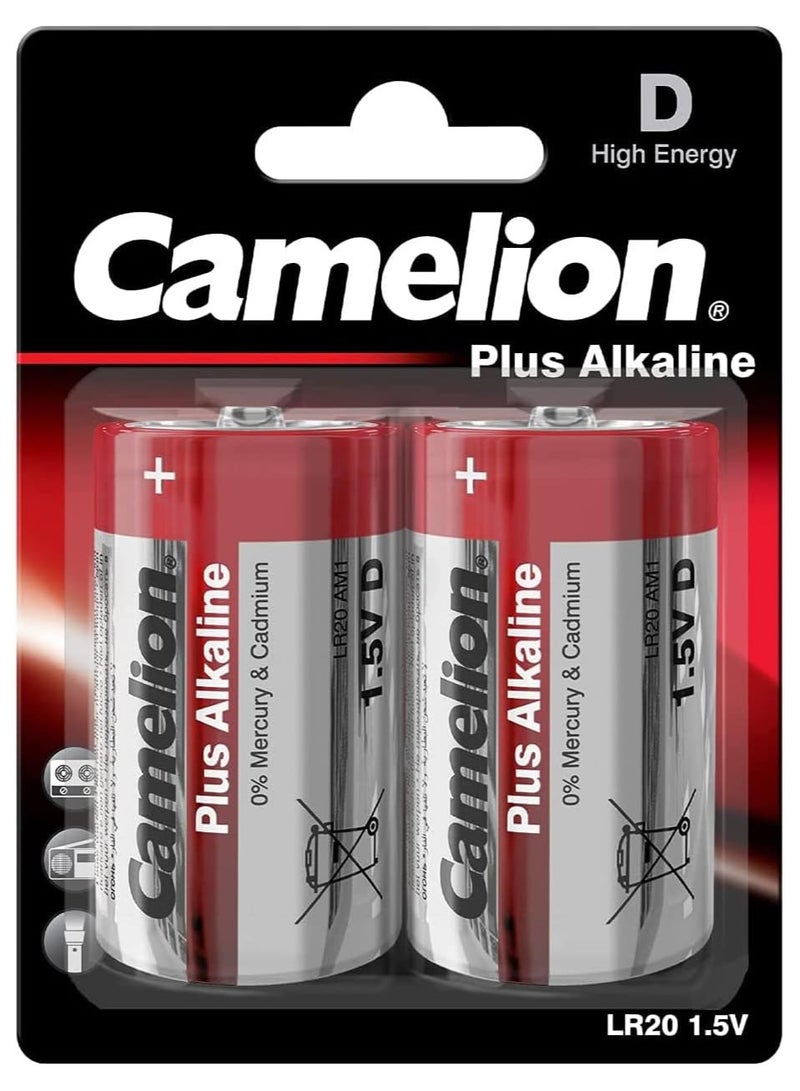 Camelion Camelion Plus LR20 Mono D Alkaline 6 Packs  - Image 2