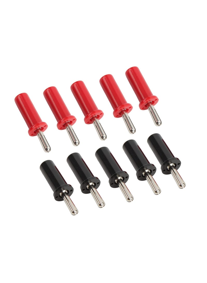 Captaintech 10pcs 4 mm Banana Plug Socket Connector Set Speaker Cable Cross Slot Gold Plated Solder Audio Speaker Wire Cable Screw Type Speaker Pin Banana Plugs Speaker Cable Connectors Adapter - Image 1