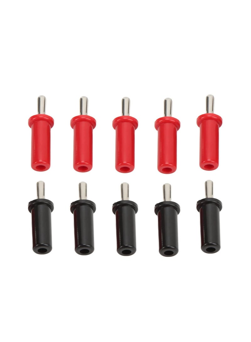 Captaintech 10pcs 4 mm Banana Plug Socket Connector Set Speaker Cable Cross Slot Gold Plated Solder Audio Speaker Wire Cable Screw Type Speaker Pin Banana Plugs Speaker Cable Connectors Adapter - Image 2