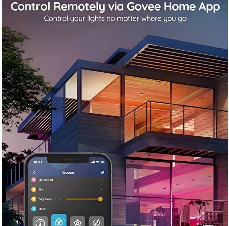 Govee شريط إضاءة LED ذكي داخلي RGB من Govee - 5م - Image 4