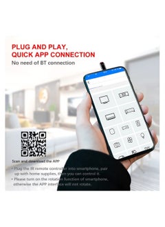 EVEREEN Universal Mini IR Remote Controller Adapter - Control TV, Air Conditioner, Fan, Camera and More with Your Smartphone - Android Compatible, Compact Design, Easy to Use  - Image 5